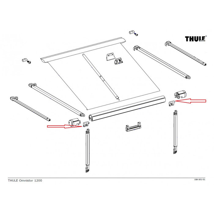 Thule Thule Hinge LH+RH 1200