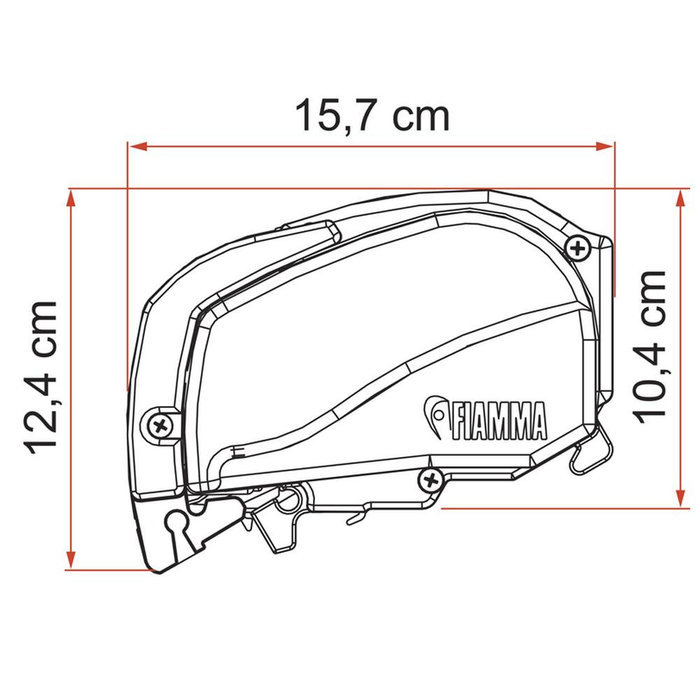 Fiamma Fiamma F80L 450 Polar White-Royal Blue
