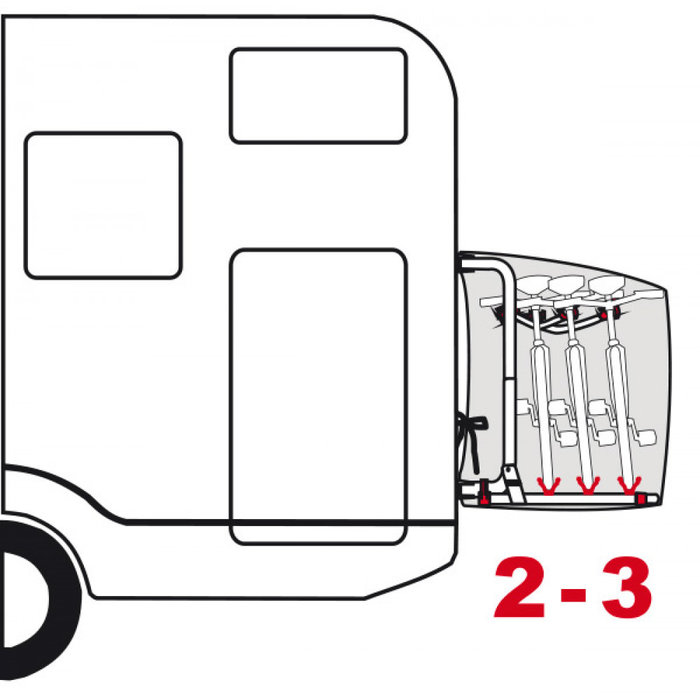 Fiamma Fiamma Bike Cover S 2/3 Fietsen Achterwand