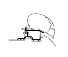 Thule Thule Mercedes Sprinter >2007/VW Crafter Adapter 2007-2016