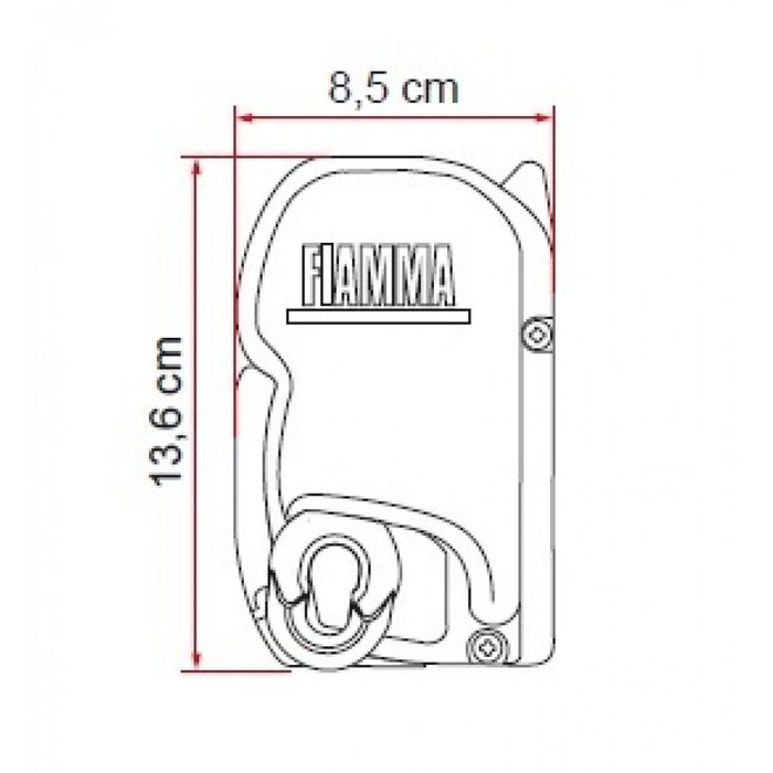 Fiamma Fiamma F45S 300 Deep Black-Royal Grey