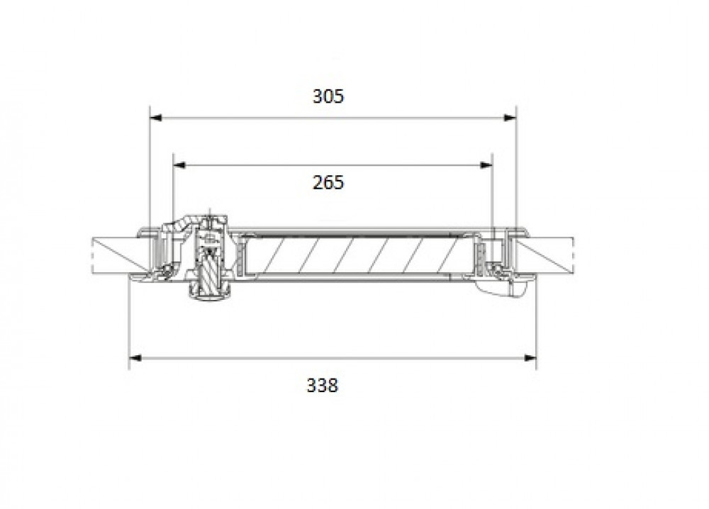 Dometic Dometic Serviceluik SK4 37.5x30.5cm Wit