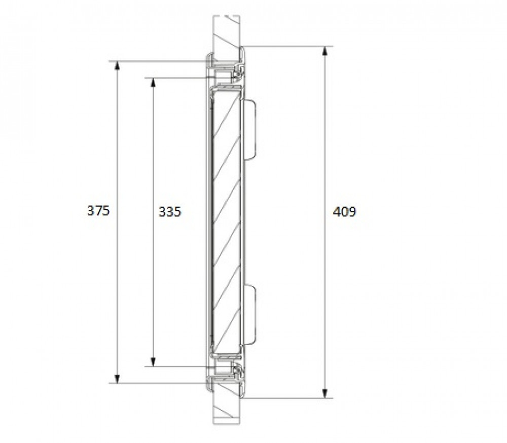 Dometic Dometic Serviceluik SK4 37.5x30.5cm Wit