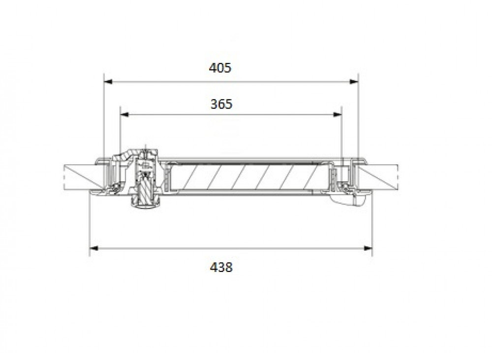 Dometic Dometic Serviceluik SK4 70x40.5cm Wit