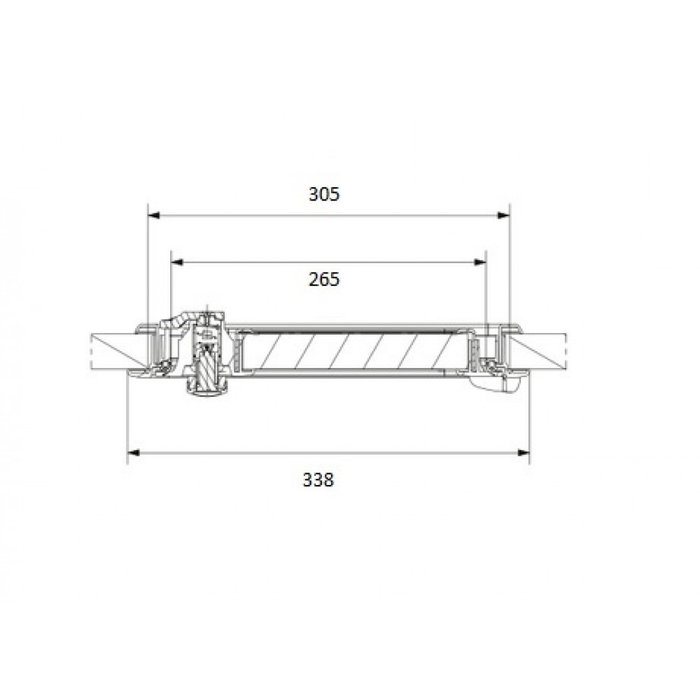 Dometic Dometic Serviceluik SK4 70x30.5cm Wit