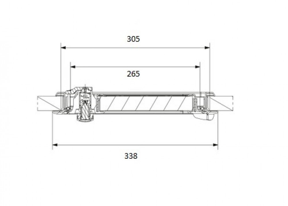 Dometic Dometic Serviceluik SK4 100x30.5cm Wit