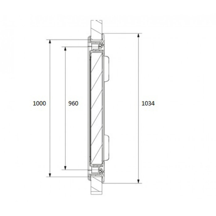 Dometic Dometic Serviceluik SK4 100x30.5cm Wit