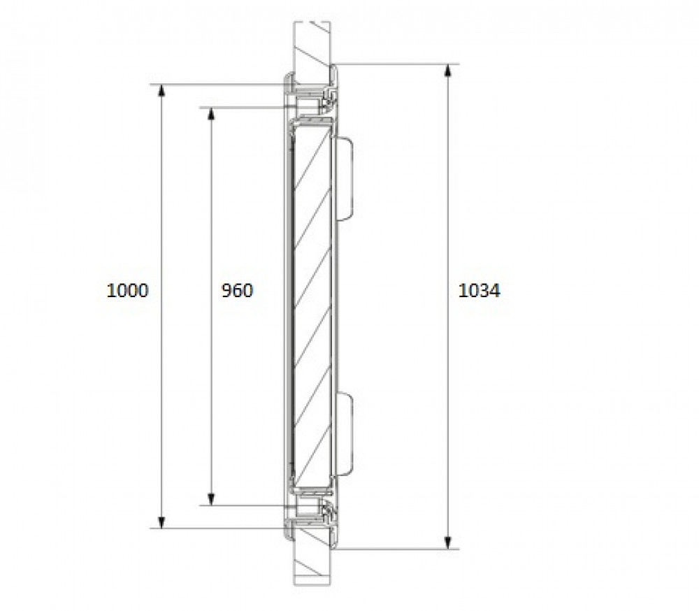 Dometic Dometic Serviceluik SK4 100x30.5cm Wit