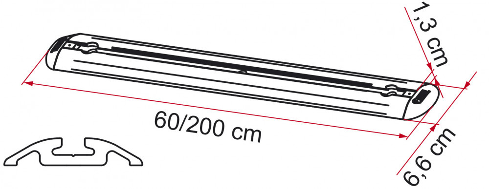 Fiamma Fiamma Garage Bars Premium 200