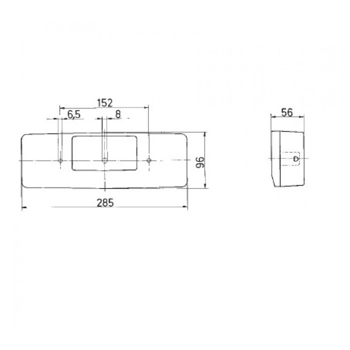 Jokon Jokon Achterlicht 496 Rem/ Knipper/ Kenteken/ Mist Opbouw Links