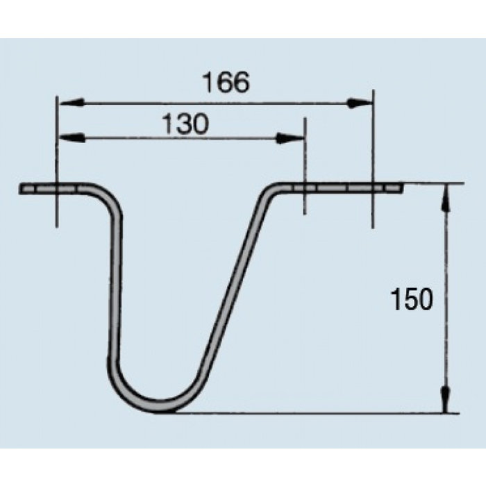 AL-KO AL-KO Valbeugel Lengte 14cm