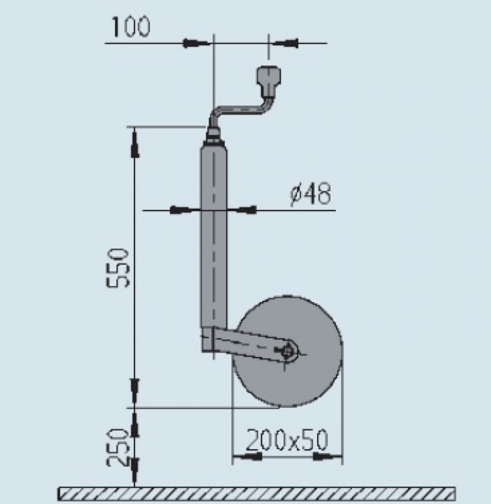 Al Ko Neuswiel Plus Stalen Velg 200x50mm 48mm Voor Uw Camper Of