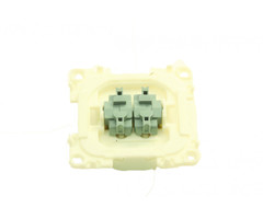 Presto 5 stuks Presto Drukvlakschakelaar Dubbel 1-Polig Inbouw S-20.000 Wit
