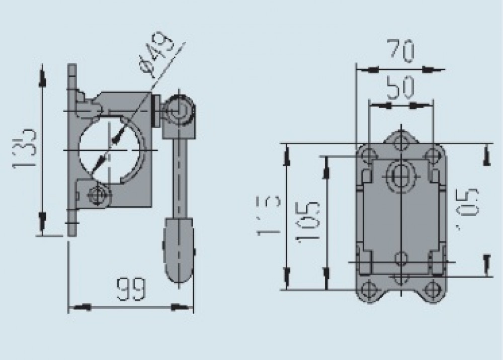 AL-KO AL-KO Neuswielklem Vastzetknevel Klapbaar 48mm