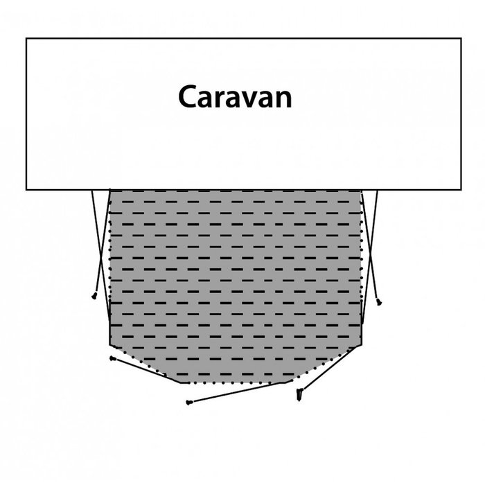 Outwell Outwell Vliestapijt Mirage 400SA