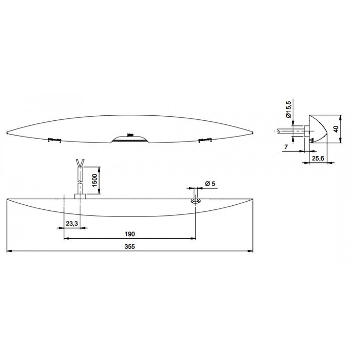 Jokon Jokon Voortentlamp 2 LEDs Wit