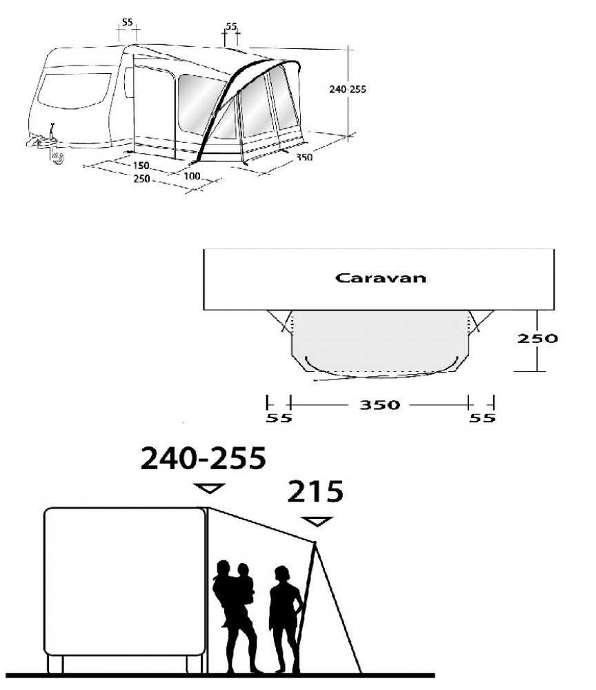 Outwell Outwell Caravanvoortent Cozumel Reef Air