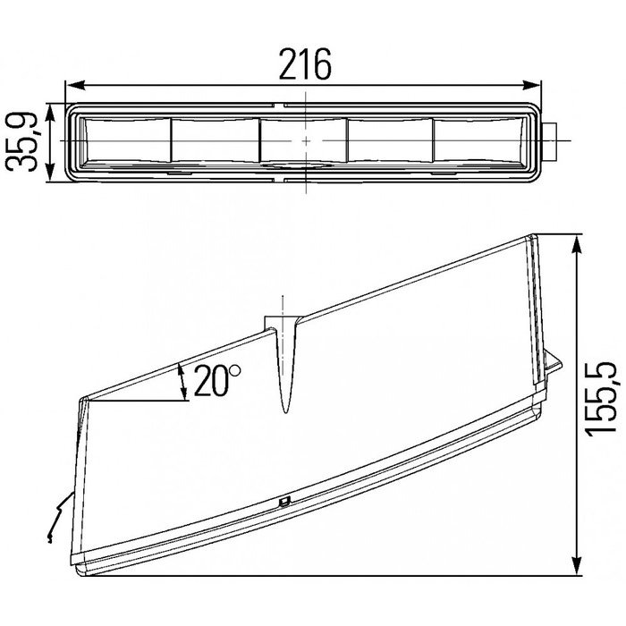 Hella Hella Dagrijverlichtingsset LEDayLine met Positielicht