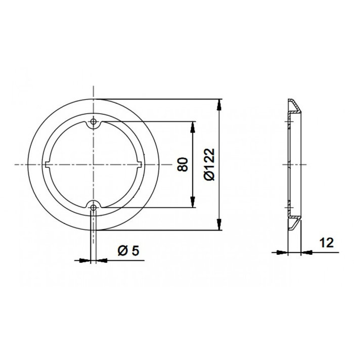 Jokon 5 stuks Jokon Decoratiering Chroom