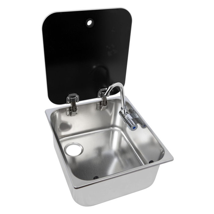 Navyload Navy Load Spoelbak Rechthoekig met Koudwaterkraan