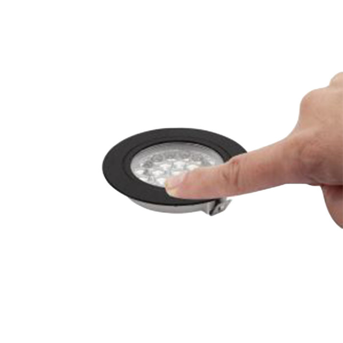 Vechline Vechline Inbouwspot Corvus Mini 2W Touch Zwart