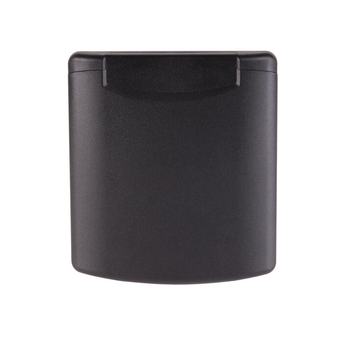 Fjord Outdoor Deksel Inbouwstekkerdoos Design 2014 Zwart