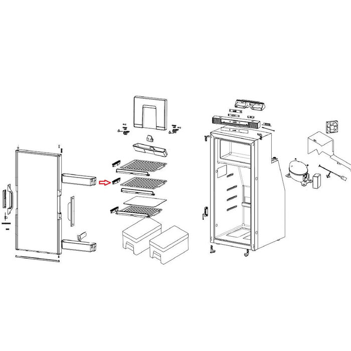 Thetford Thetford Rooster Houder Large T1090/T2090