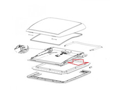 Dometic Dometic Mini Heki Montageframe Crèmewit 43-60mm