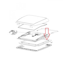 Dometic Dometic Mini Heki Montageframe Crèmewit 25-42mm
