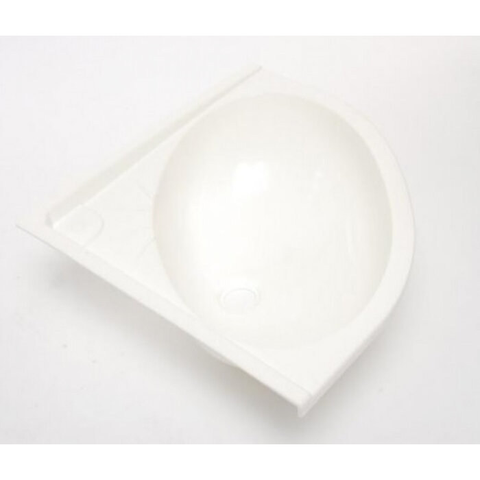 Fjord Outdoor Hoekwasbak Wit