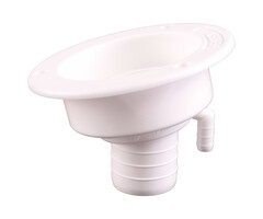 FjordOutdoor Watervulopening 40mm met Slot Wit