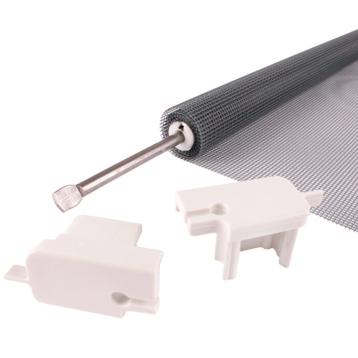 Remis Remitop 2 Vliegengaasrollo Grijs 60x60/ 90x60