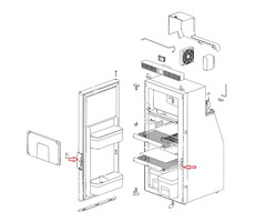 Thetford Thetford Handvat met Slotplaat T1090