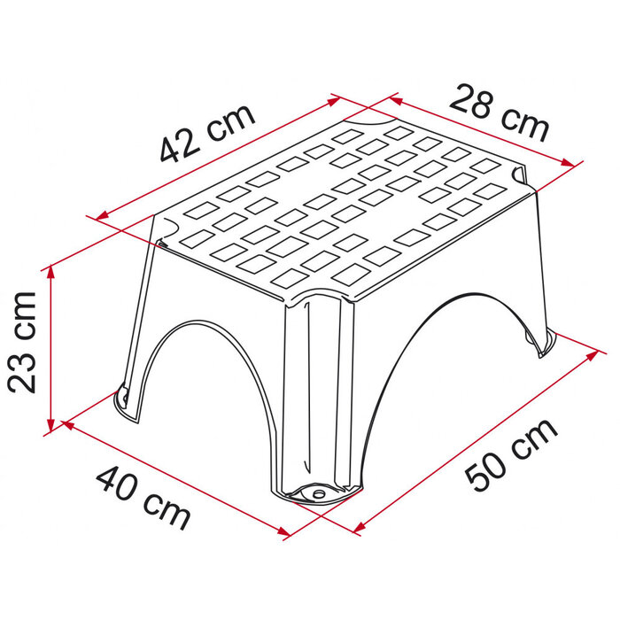 Fiamma Fiamma Opstap Step Grijs