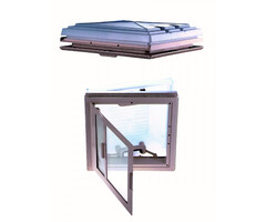 MPK MPK Dakluik 40x40cm Wit Kader+Combirollo