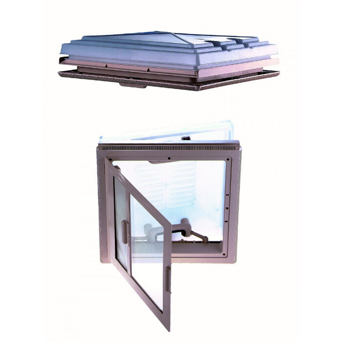 MPK MPK Dakluik 40x40cm Wit Kader+Combirollo