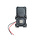 5 stuks Presto Contactdoos 2x USB 5V m. Klapdeksel Zwart