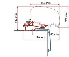 Fiamma Fiamma Rapido C55i/ C86i Adapter 500