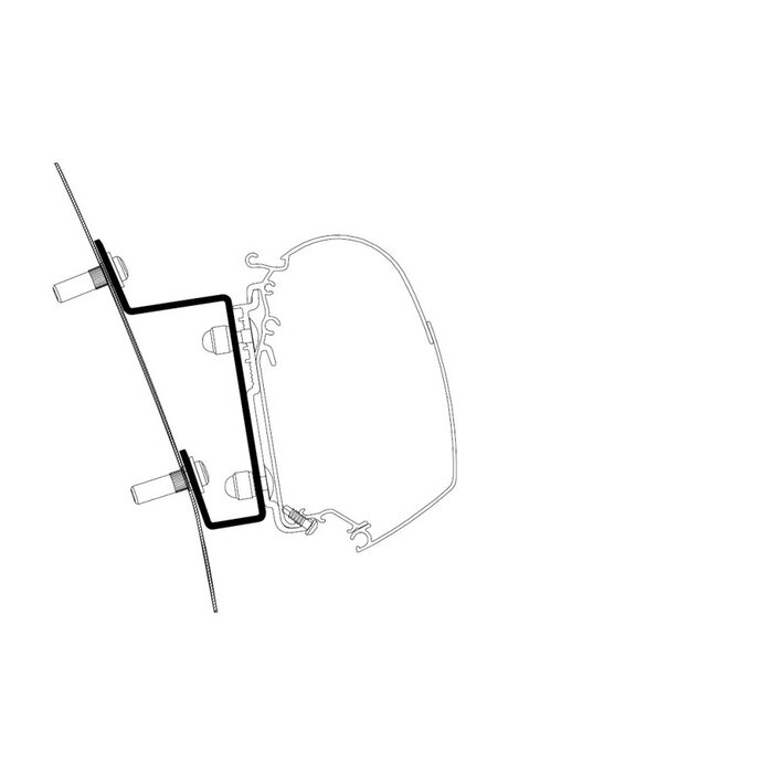 Thule Thule Ford Transit H3 Adapter >2014 (LHD)