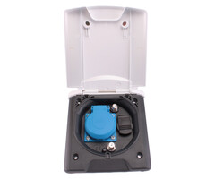 FjordOutdoor Inbouwstekkerdoos Design 2014 230V/12V/Sat Wit 210