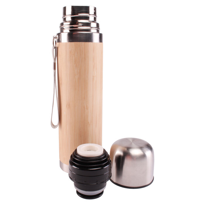 ViaMondo ViaMondo Thermosfles 0.5L Bamboe