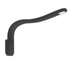 FjordOutdoor LED Lamp met Zwanenhals S Flexibel 12V Zwart