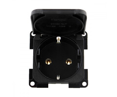 Presto Presto Contactdoos 230V Inbouw S-30.000 Zwart