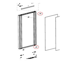 Dometic Dometic RMS 10.5S Deur Houder