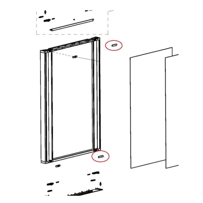Dometic Dometic RMS 10.5S Deur Houder