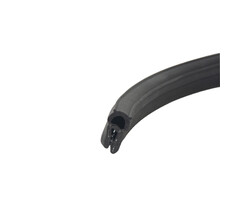 Fjord Outdoor Klemprofiel met Sponsrubber Bovenkant 1-3mm 100mtr