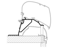 Thule Hobby Caravan Roof Adapter vanaf 2014