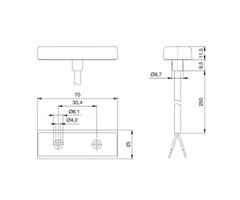 Jokon Jokon Kentekenverlichting K307 Opbouw
