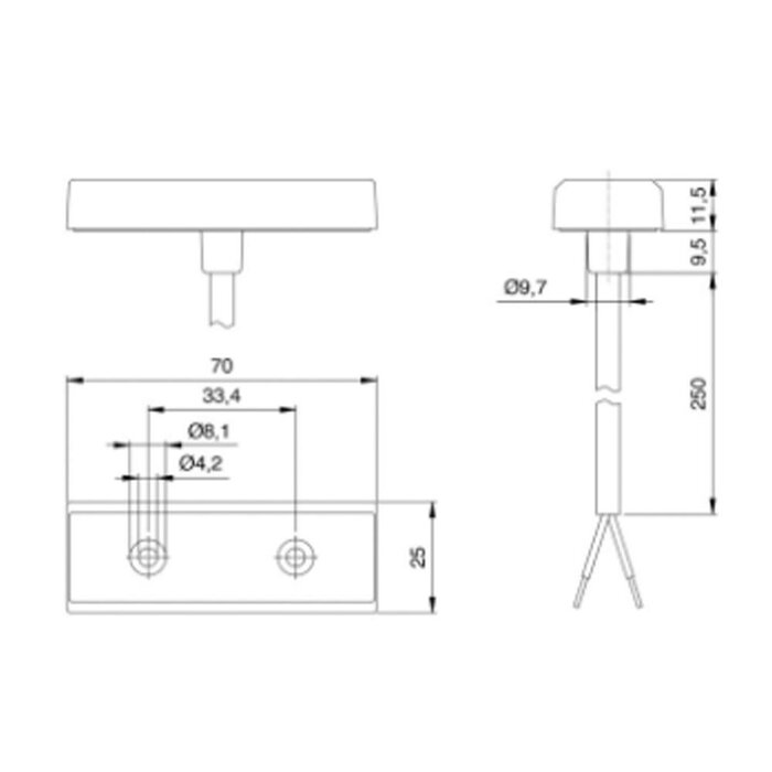 Jokon Jokon Kentekenverlichting K307 Opbouw