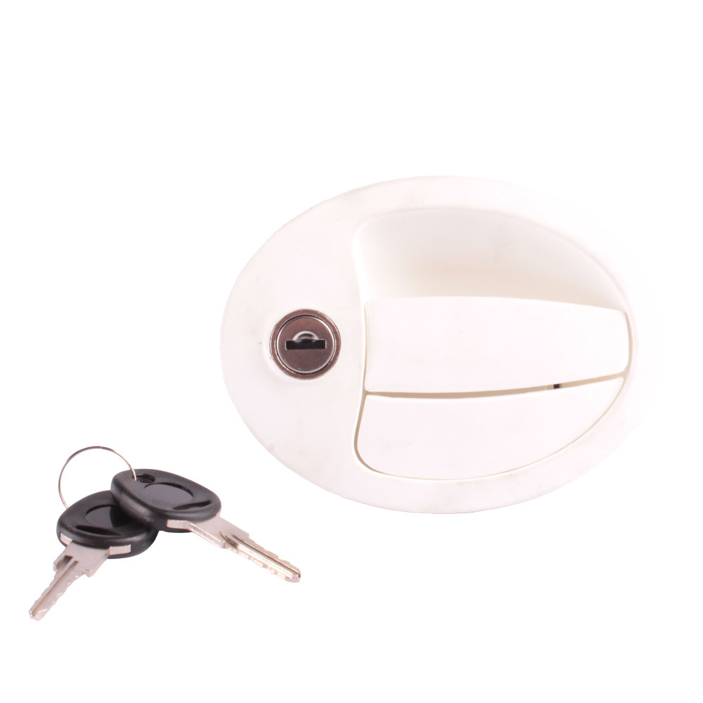 Fjord Outdoor Deurslot Ovaal Type 5000 Wit